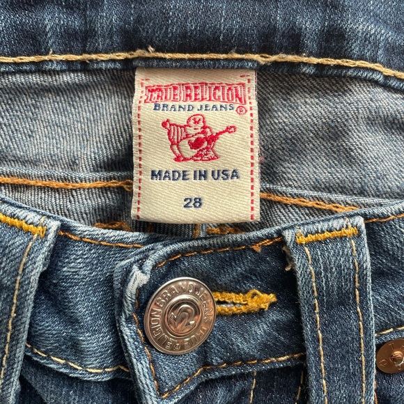 True Religion Low Rise Y2K Bootcut Jeans Size 28 - Picture 5 of 6
